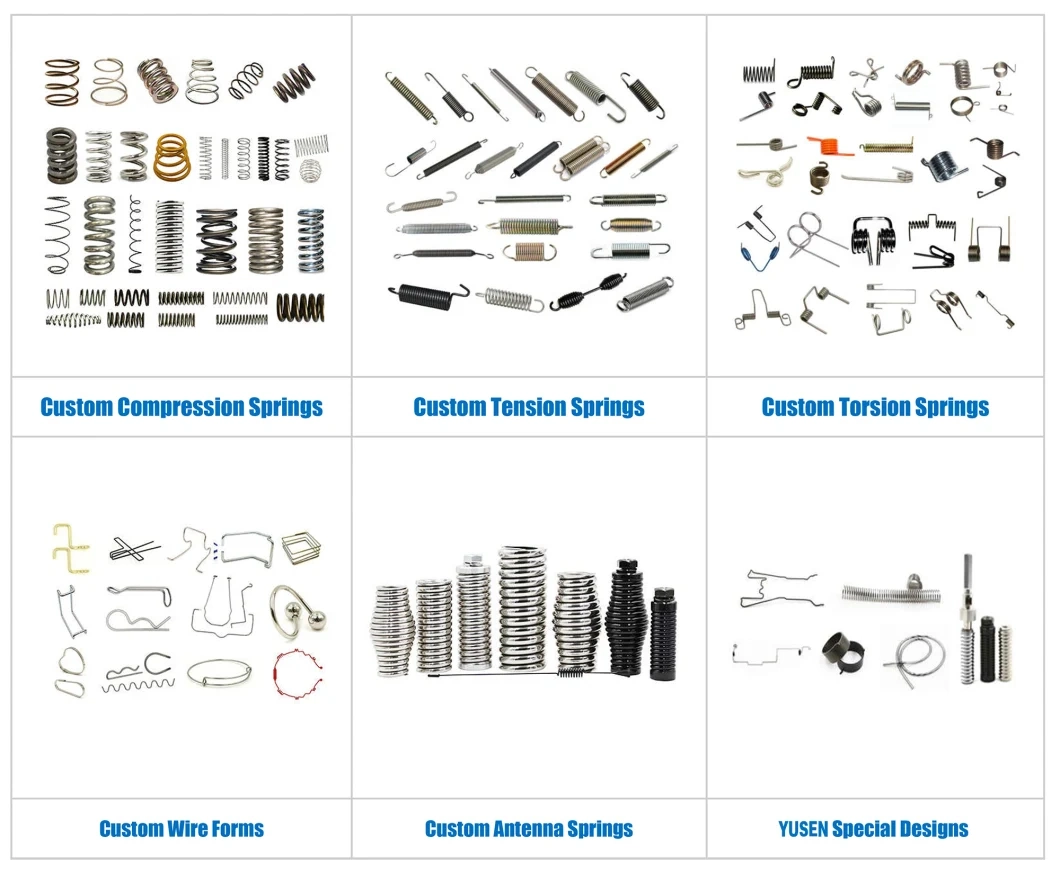 Customized All Kinds of Tension Spring by Drawings and Picture